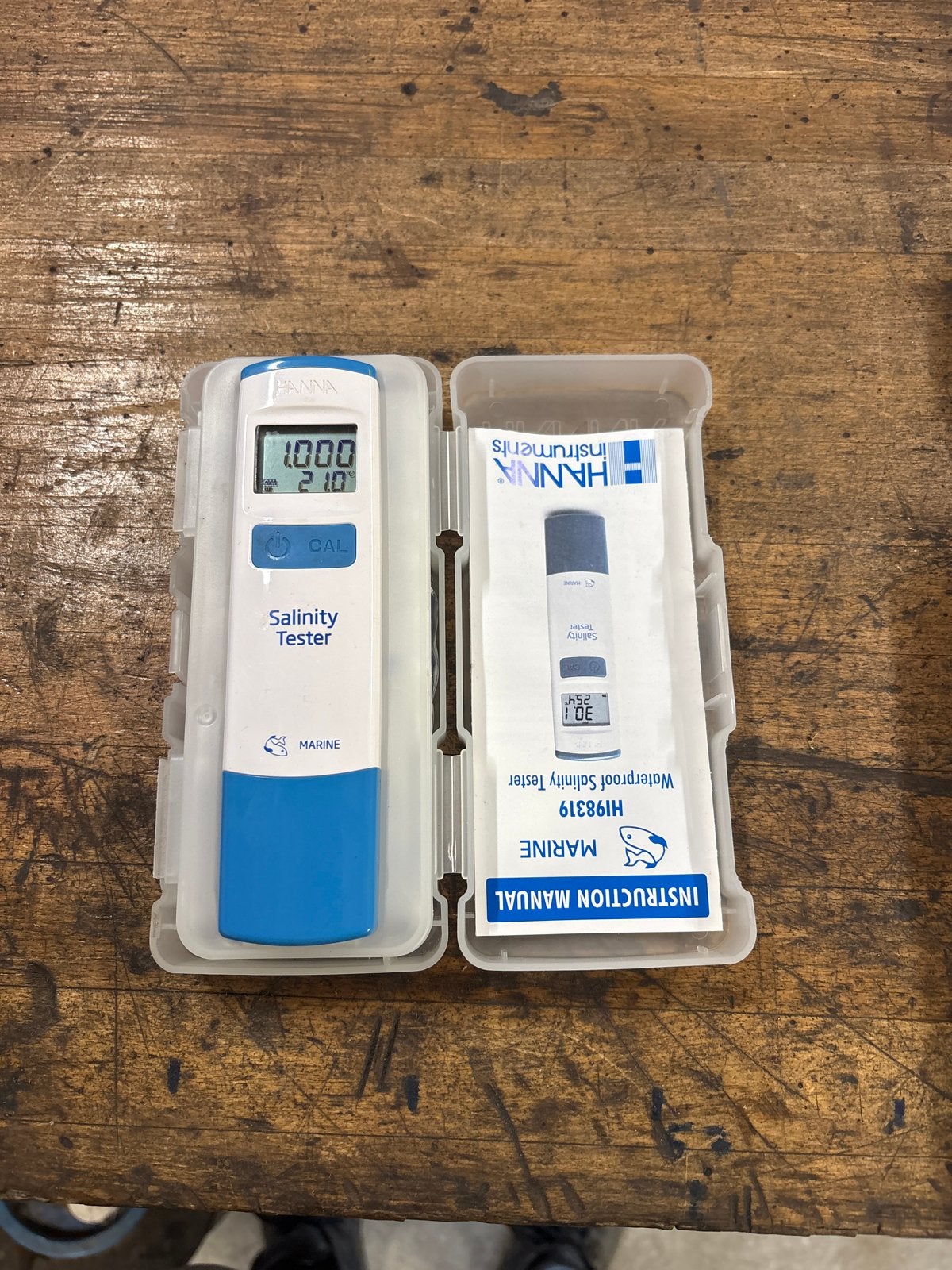 Hanna Instruments Salinity Tester HI98319 Marine, Dieren en Toebehoren, Vissen | Aquaria en Toebehoren, Ophalen of Verzenden, Zo goed als nieuw