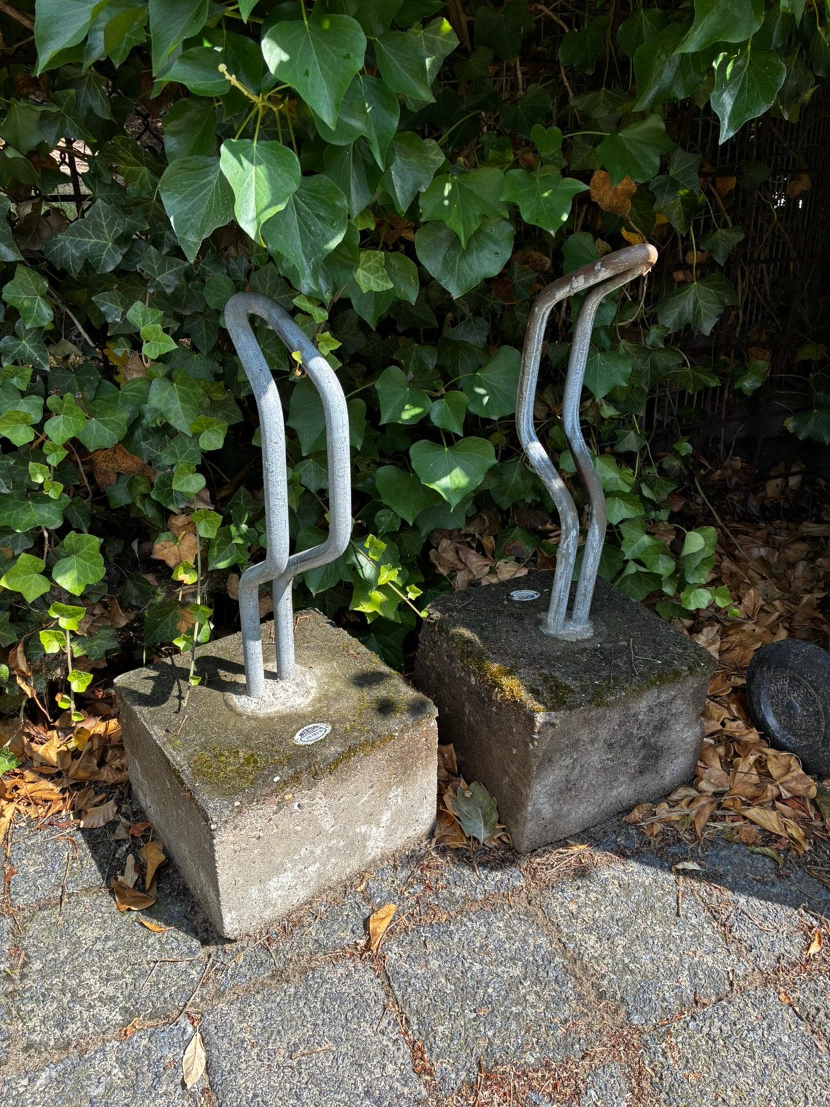 Set van 2 robuuste fietsenrekken, Ophalen, Gebruikt