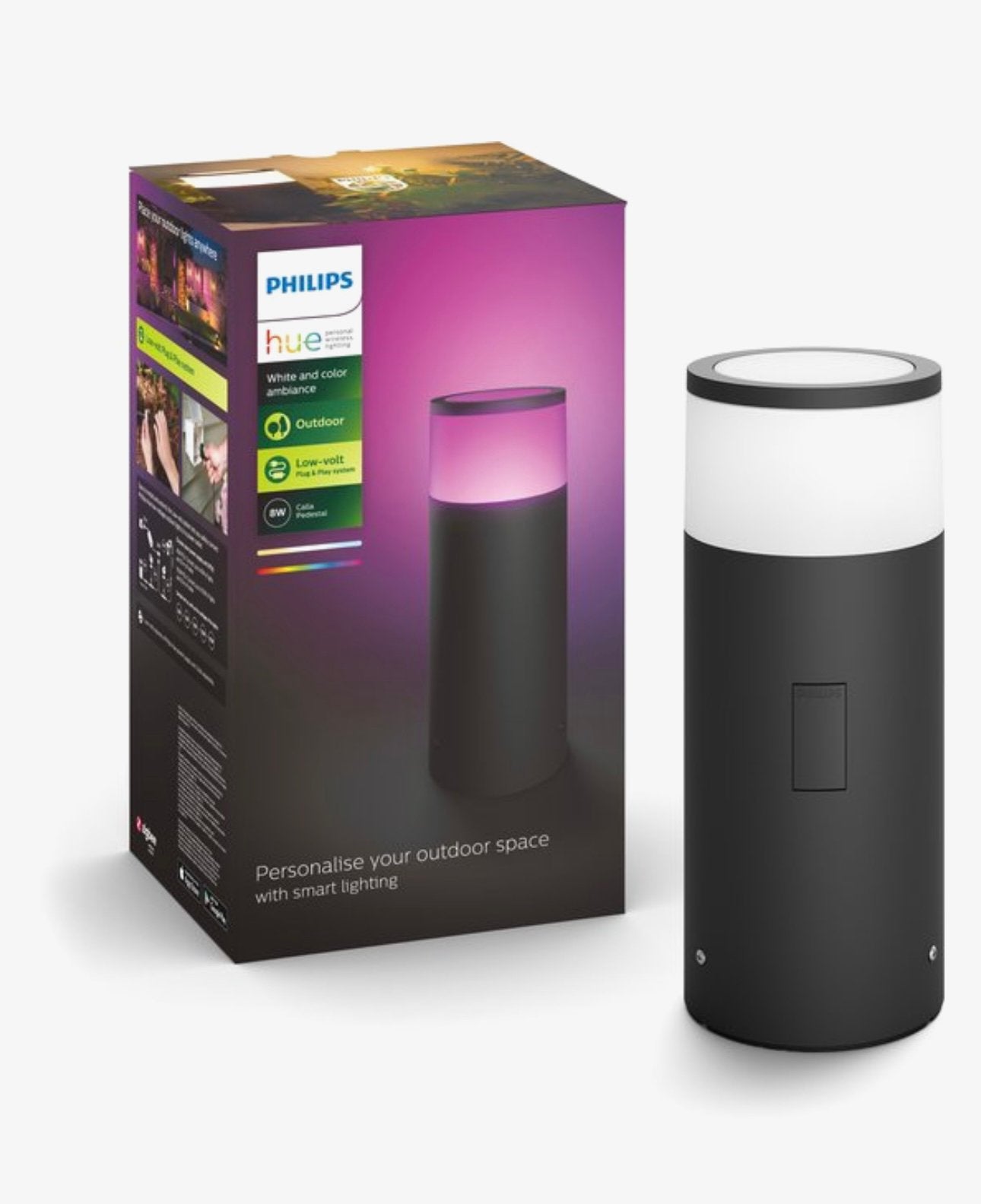 Philips Hue Calla Sokkellamp Laag (Lowvolt) white & Color, Ophalen, Nieuw