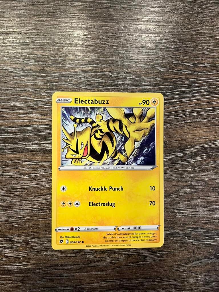 Electabuzz RCL 058/192, Ophalen of Verzenden, Zo goed als nieuw