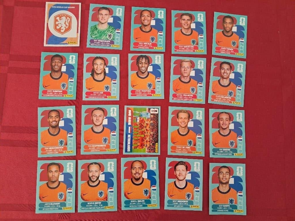 panini wk 2026 set nederland, Ophalen of Verzenden, Nieuw, Meerdere stickers