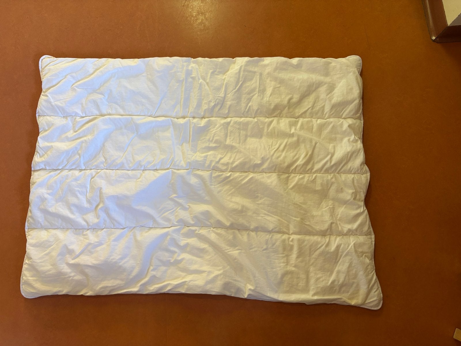 Noblesse dekbed voor peuterbed 100x135 - Zo goed als nieuw, Ophalen, Overige merken, Jongetje of Meisje, Wit