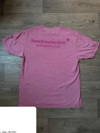 New amsterdam surf Association shirt roze L, Kleding | Heren, T-shirts, Verzenden, Zo goed als nieuw, Maat 52/54 (L), Roze