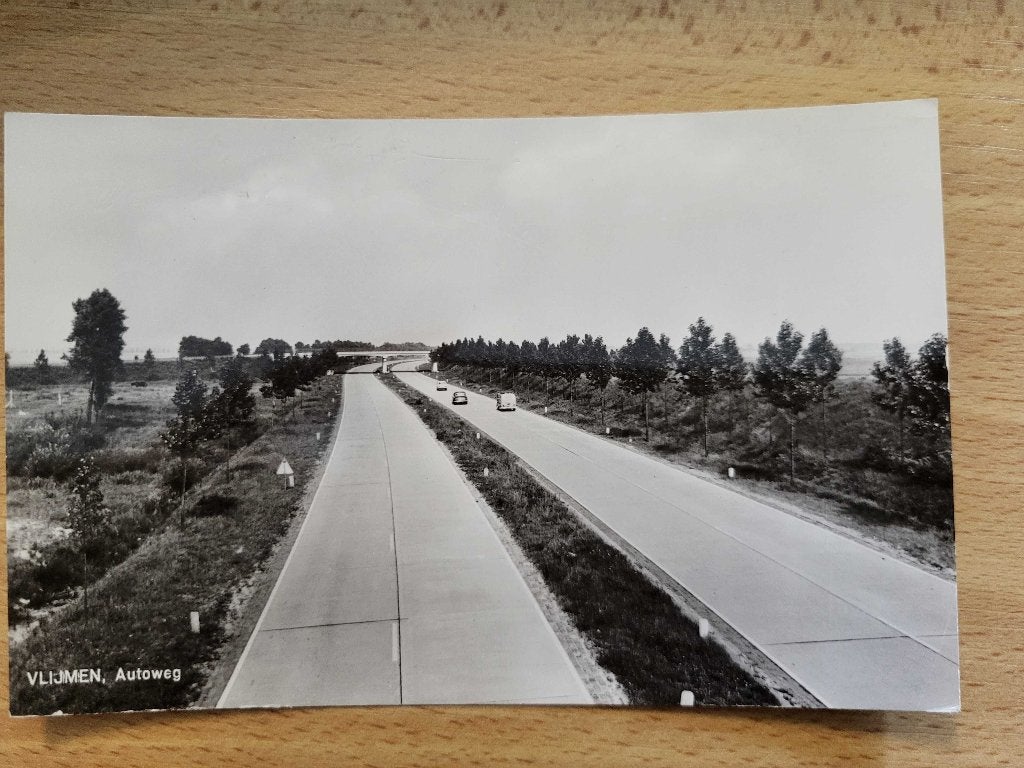 ansicht VLIJMEN autoweg, Verzenden, Voor 1920, Noord-Brabant
