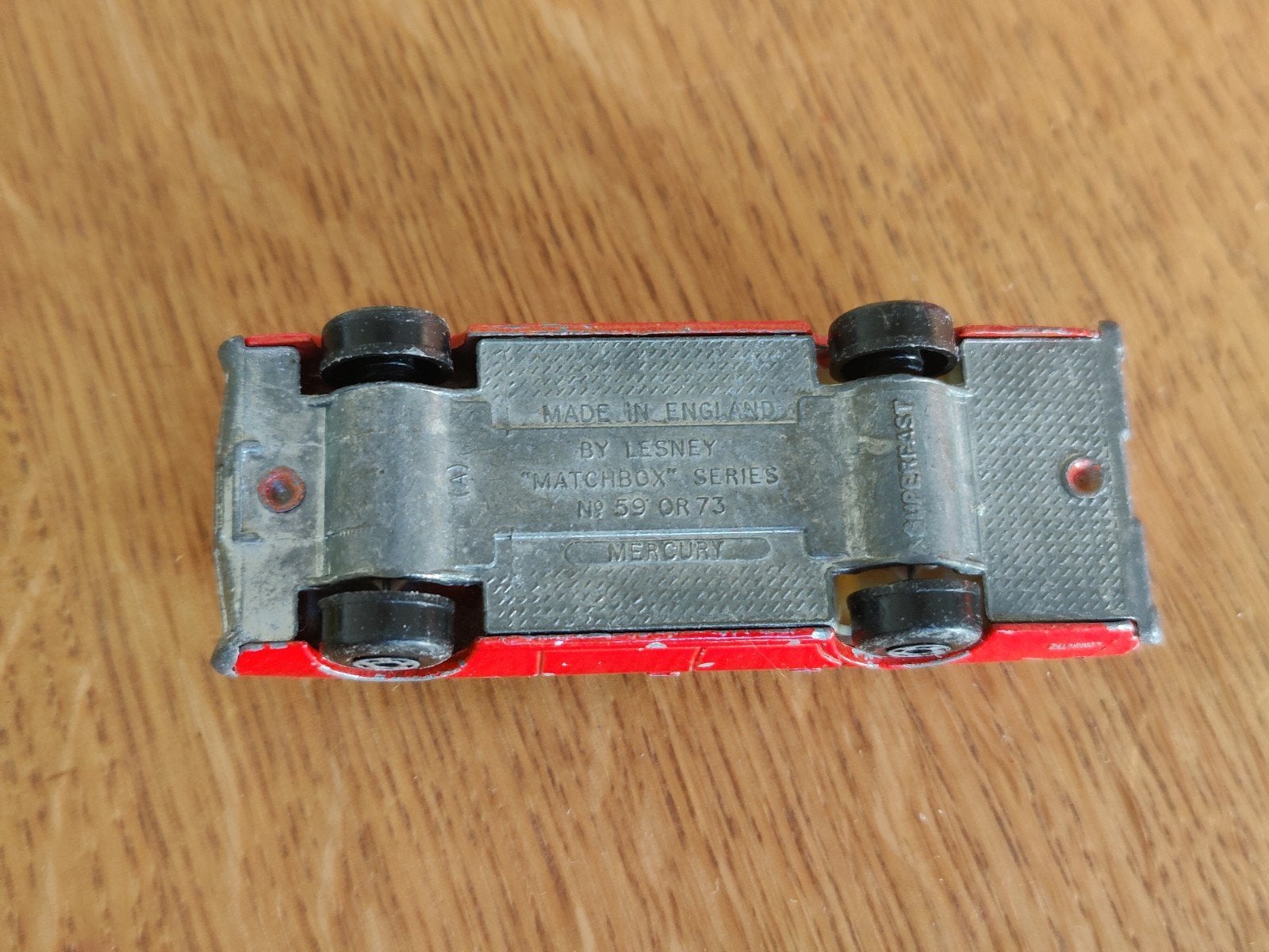 Matchbox Mercury Cougar BRANDWEER, Ophalen, Zo goed als nieuw, Auto