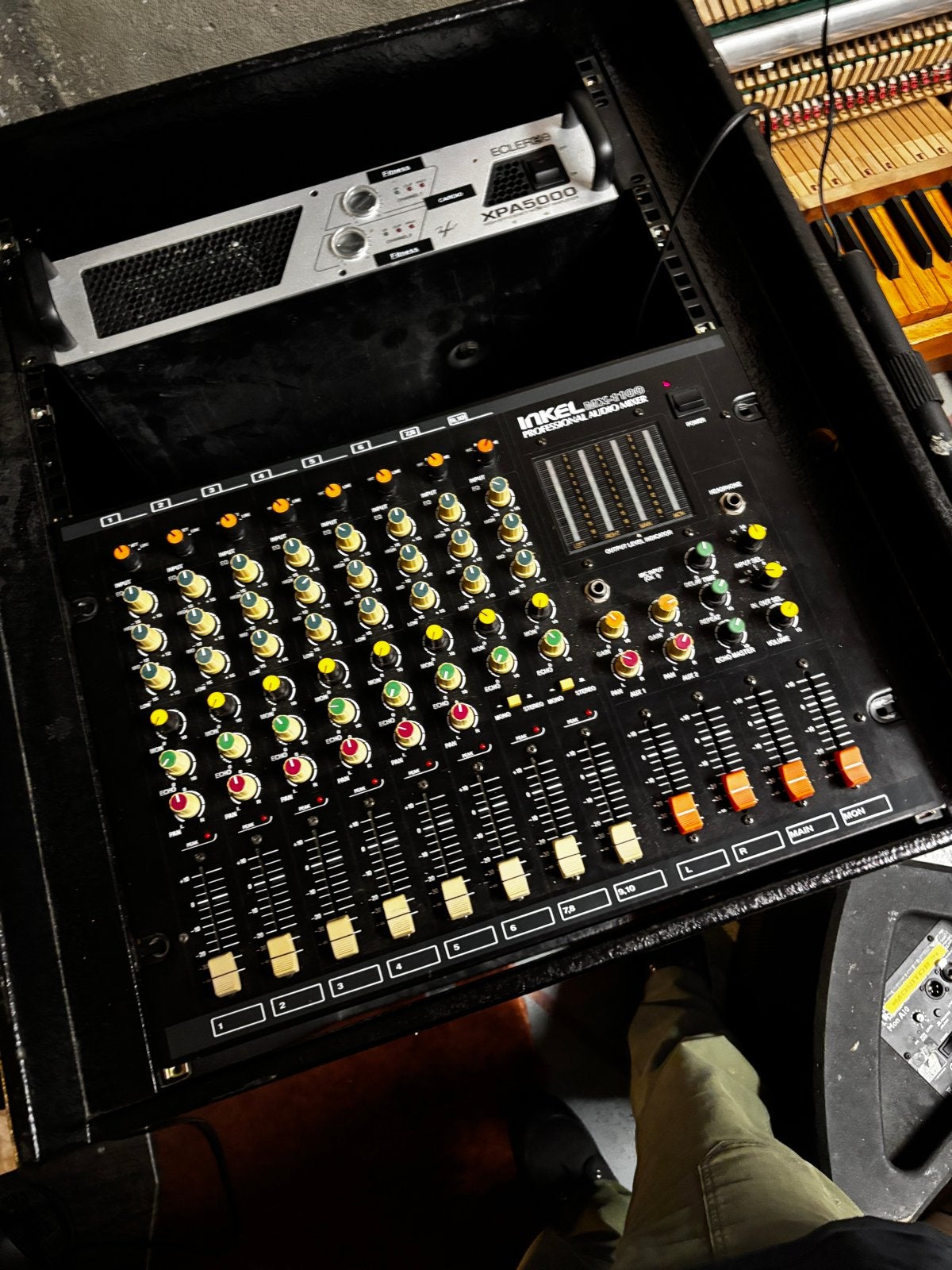 Inkel MX-1100 Professionele Audiomixer, Ophalen of Verzenden, Gebruikt, 10 tot 20 kanalen, Microfooningang