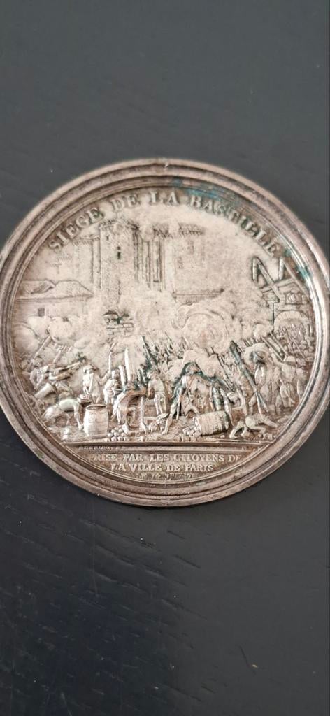 Medailles siege dela bastille bieden, Ophalen of Verzenden, Overige materialen
