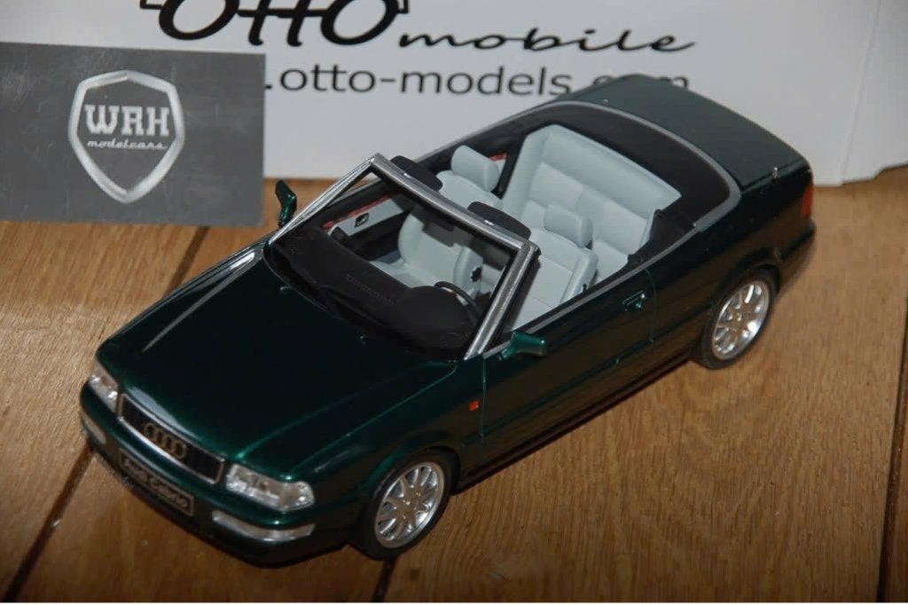 1:18 AUDI 80 CABRIOLET green Otto mobile OT235 in box WRH, Verzenden, Zo goed als nieuw, Auto, OttOMobile