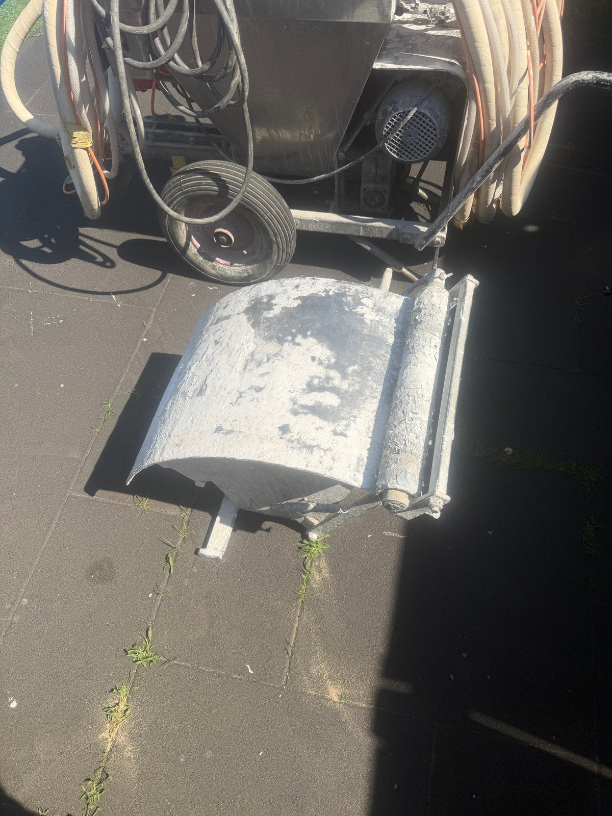 Gereviseerde spackspuitmachine werkt als nieuw, Doe-het-zelf en Verbouw, Gereedschap | Overige machines, Ophalen, Gebruikt