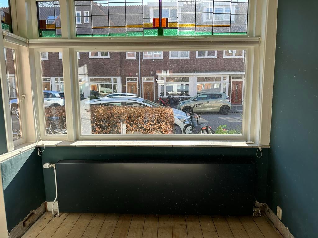 Mooie donkerblauwe Sentimo radiatorombouw, Ophalen, 30 tot 80 cm, Overige typen, 150 cm of meer