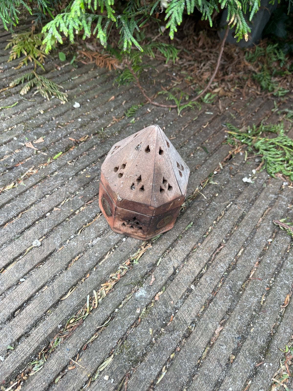 Decoratieve houten wierookbrander, Ophalen of Verzenden