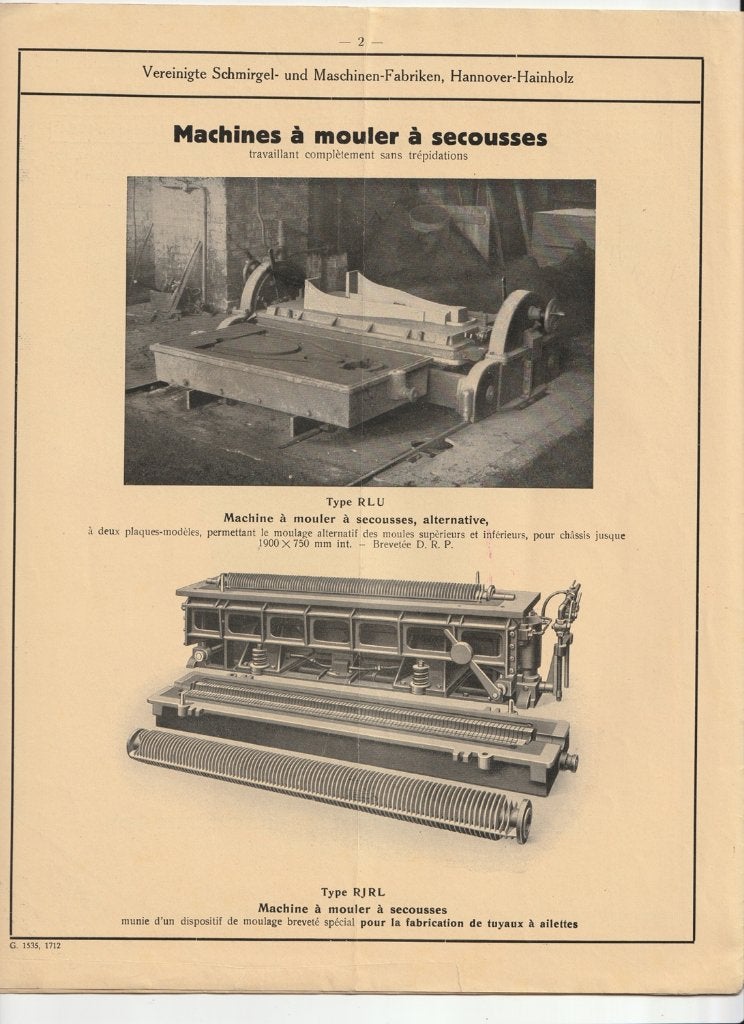 Catalogus Hainzholz 1927 machines pour fonderies / gieterij, Boeken, Verzenden, Gelezen, Catalogus