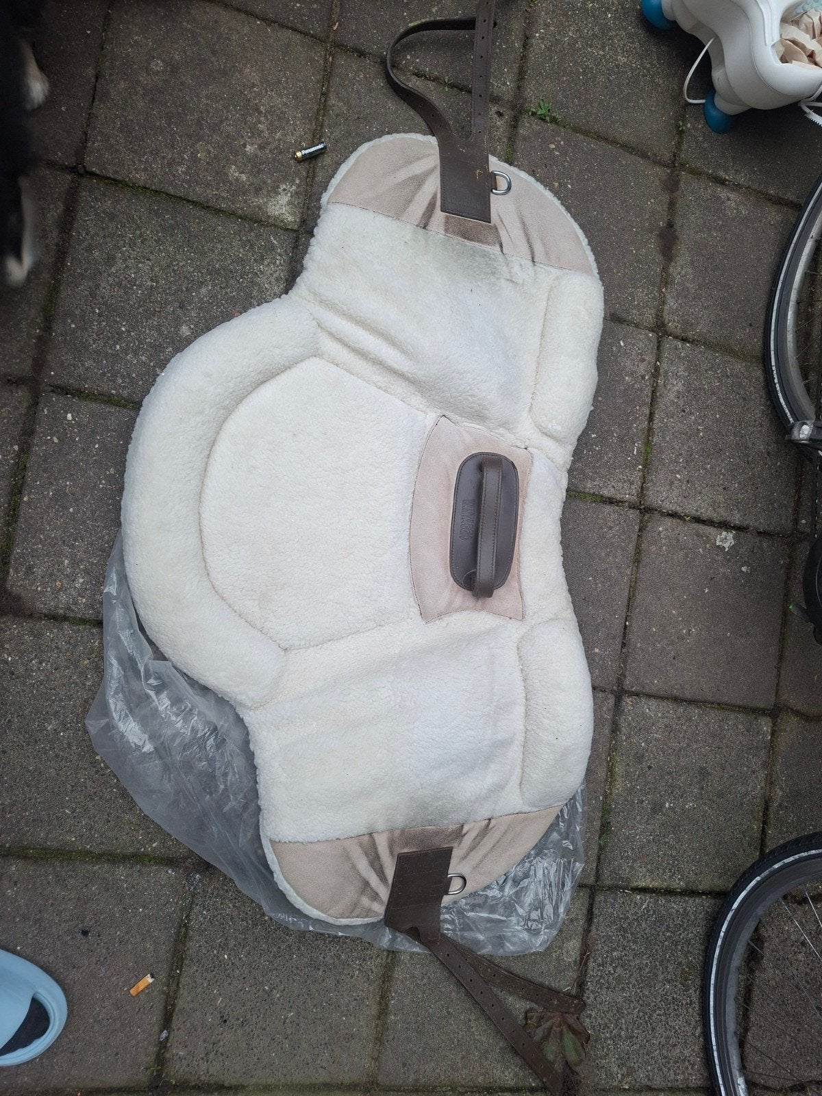 Barebackpad, Dieren en Toebehoren, Ophalen of Verzenden, Zo goed als nieuw, Beige, Overige merken