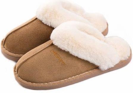 Misheng Faux Suede slippers pantoffels maat 42/43 - nieuw -, Nieuw, Ophalen of Verzenden, Pantoffels of Sloffen, Misheng Faux Suede