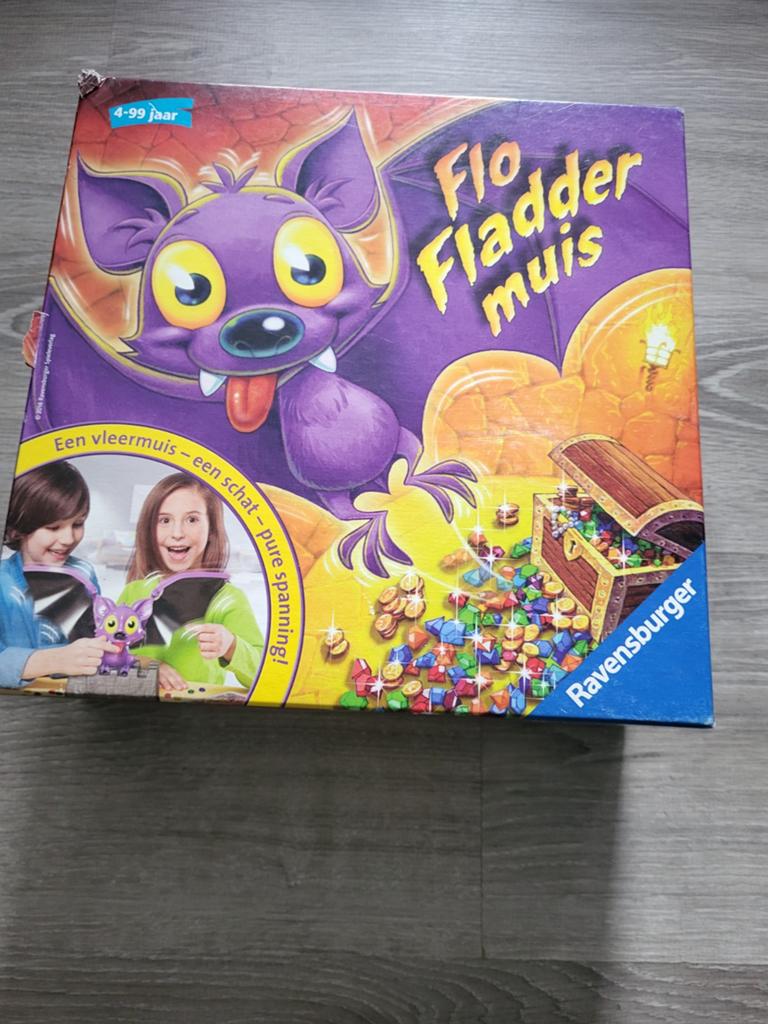 Flo Fladdermuis bordspel van Ravensburger, Een of twee spelers, Ophalen of Verzenden, Gebruikt, Ravensburger