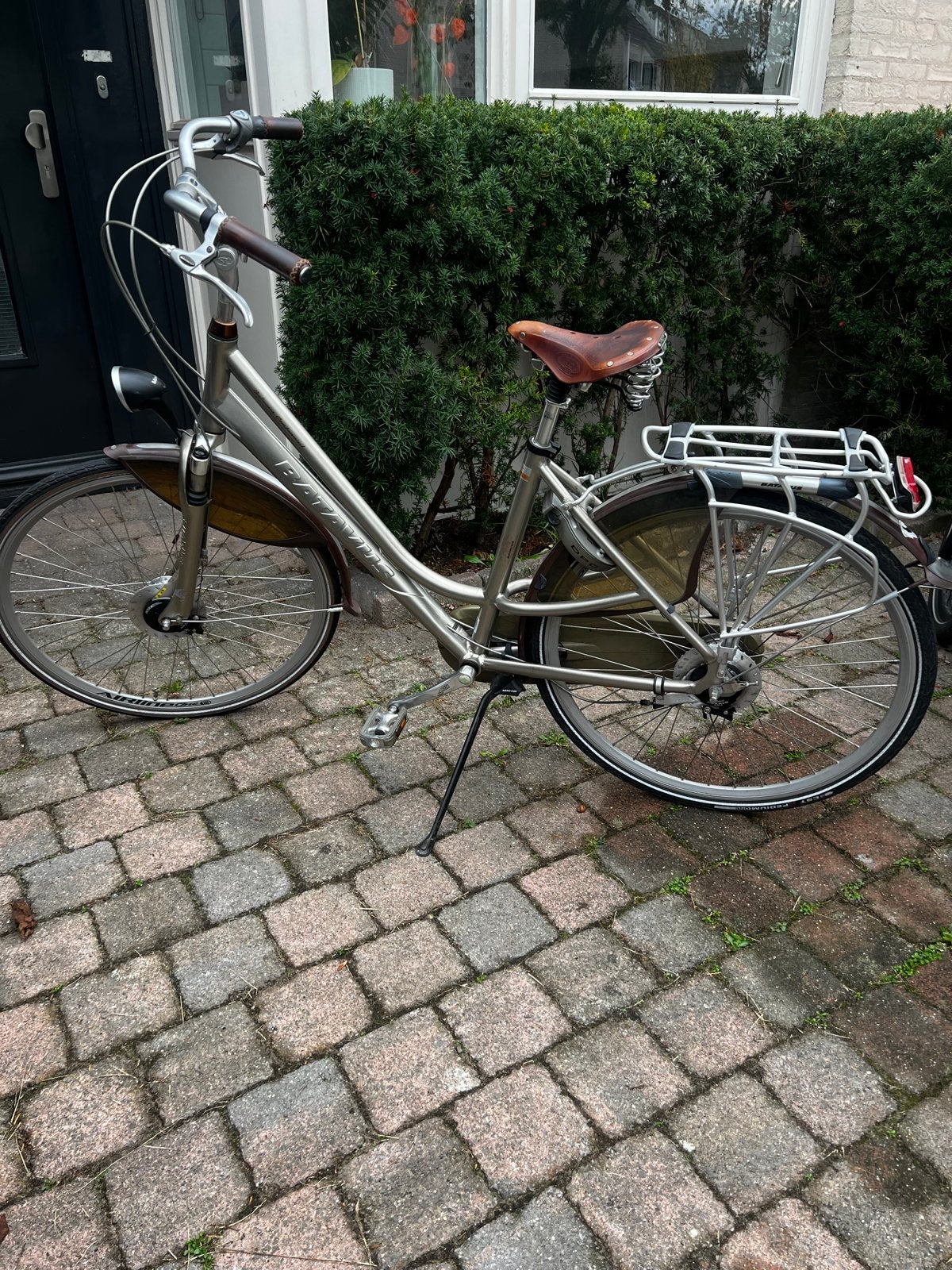 Batavus fiets met Brooks zadel, Ophalen, Versnellingen, Gazelle, Trommelrem