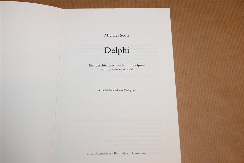 Delphi Oudheid — Orakel & Geschiedenis Griekenland, Ophalen of Verzenden, 14e eeuw of eerder, Gelezen, Europa