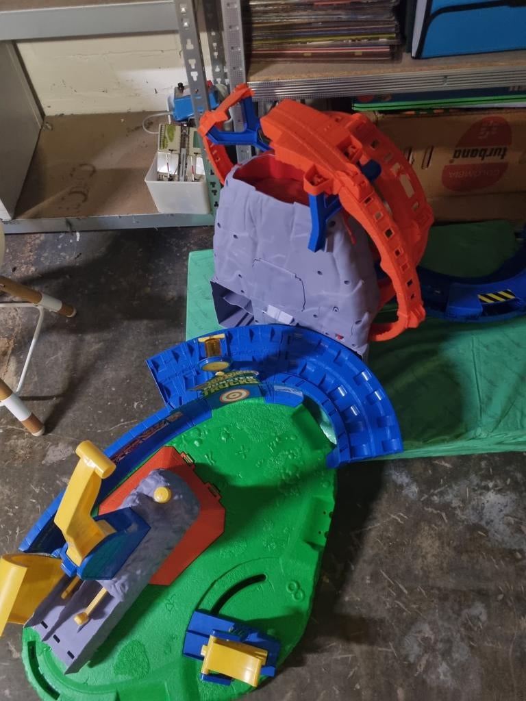 Hot Wheels racebaan compleet met looping, Kinderen en Baby's, Speelgoed | Racebanen, Ophalen, Hot Wheels, Racebaan, Gebruikt