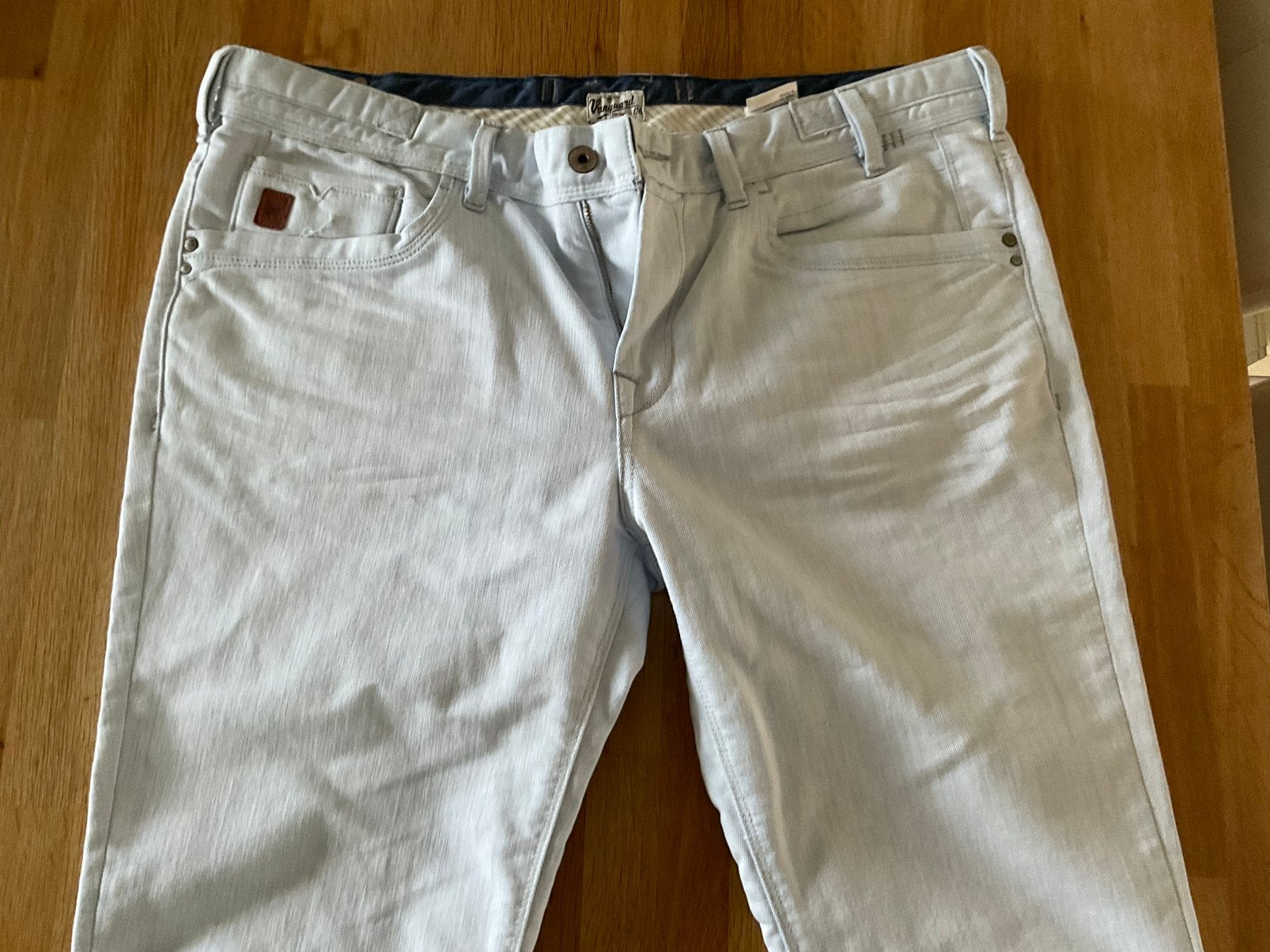 Bijna nieuwe heren jeans Vanguard maat 38 x 34, Kleding | Heren, Verzenden, Zo goed als nieuw, Blauw, W36 - W38 (confectie 52/54)