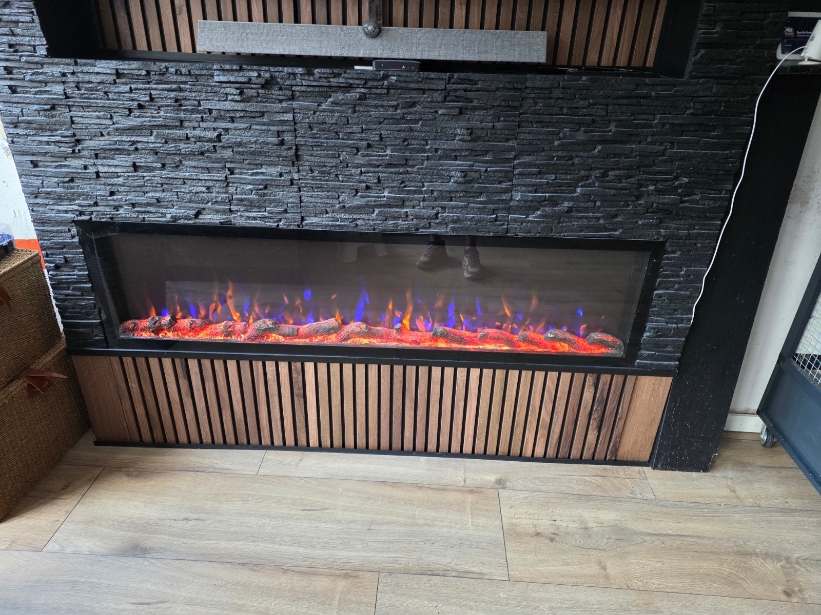 inbouw-sierhaard, Ophalen, Inbouwhaard, Elektrische haard