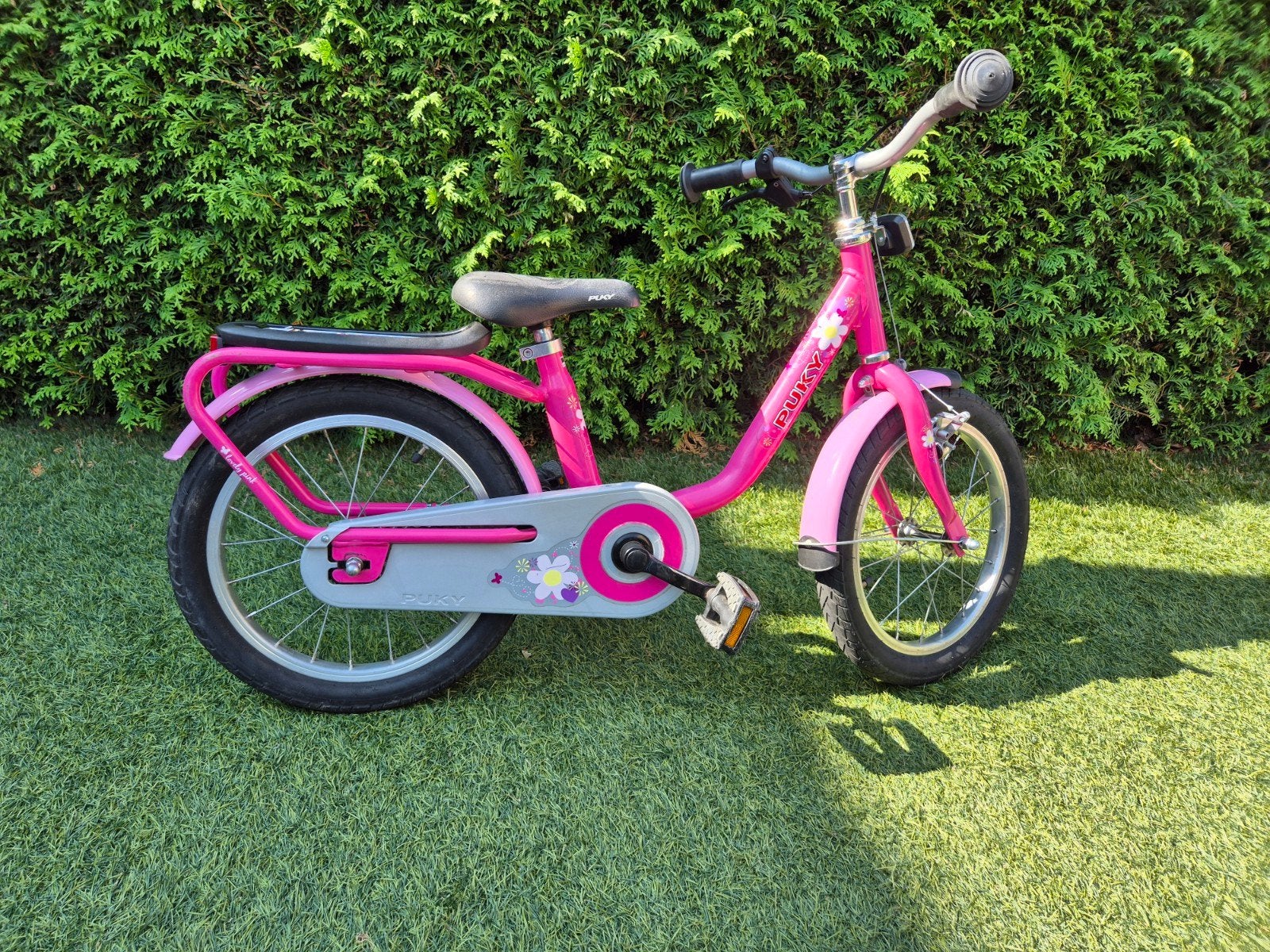Puky kinderfiets roze - 16 inch, Ophalen, Terugtraprem, Puky, 16 tot 20 inch