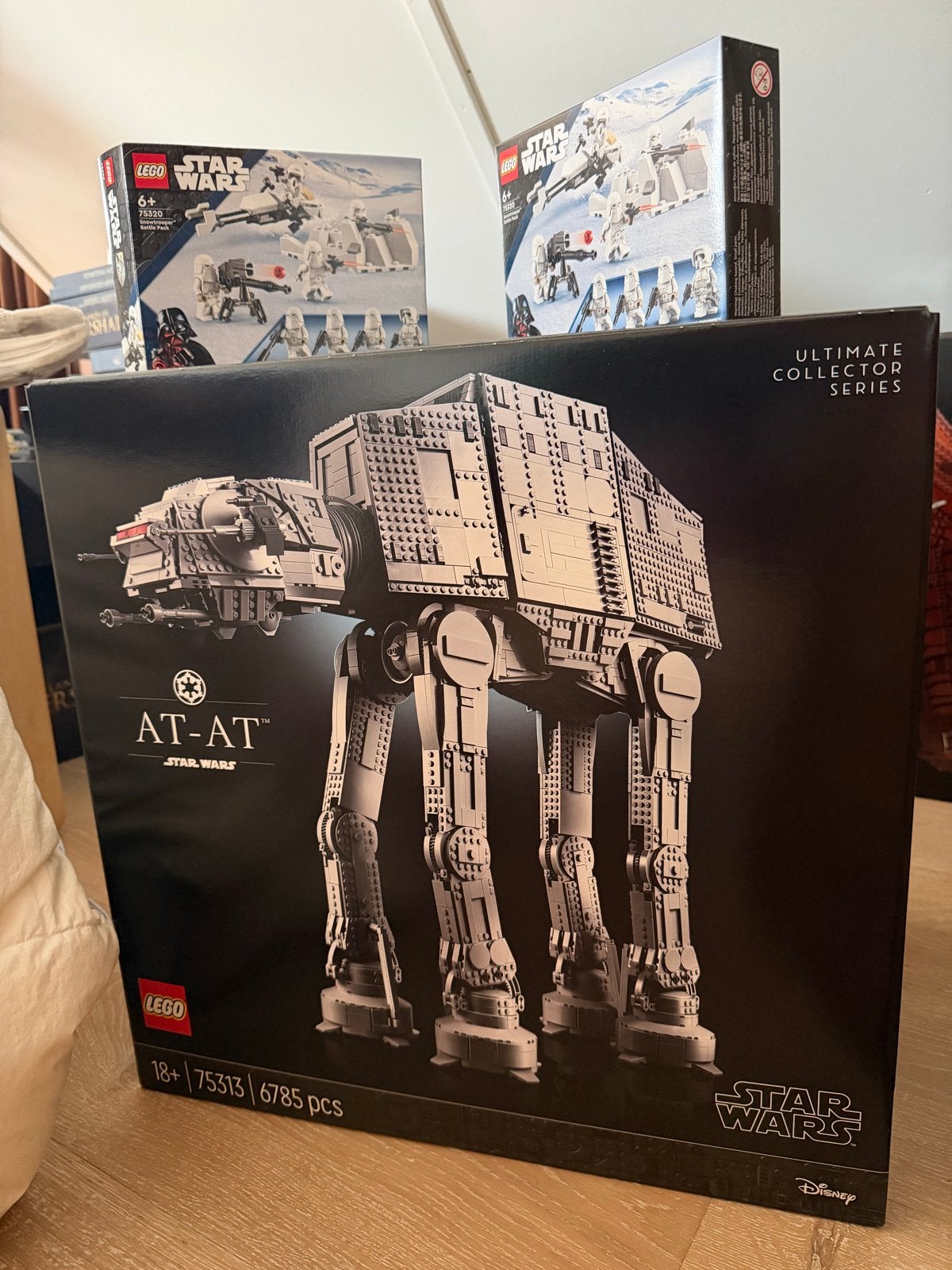 LEGO Star Wars UCS AT-AT (75313) + 2x Snowtrooper Battle Pac, Ophalen, Star Wars, Lego, Nieuw