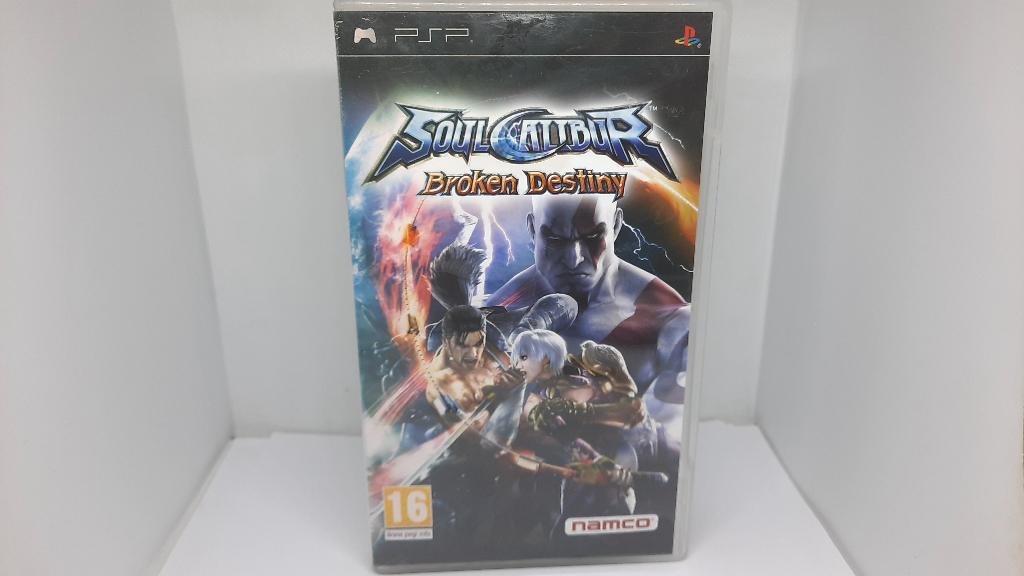 Soul Calibur Broken Destiny PSP Spel Game, Gebruikt, Vechten, 1 speler, Ophalen of Verzenden