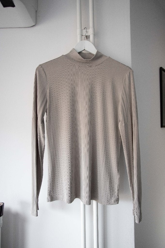 Grijze longsleeve Yaya maat M, Maat 38/40 (M), Ophalen of Verzenden, Zo goed als nieuw, Grijs