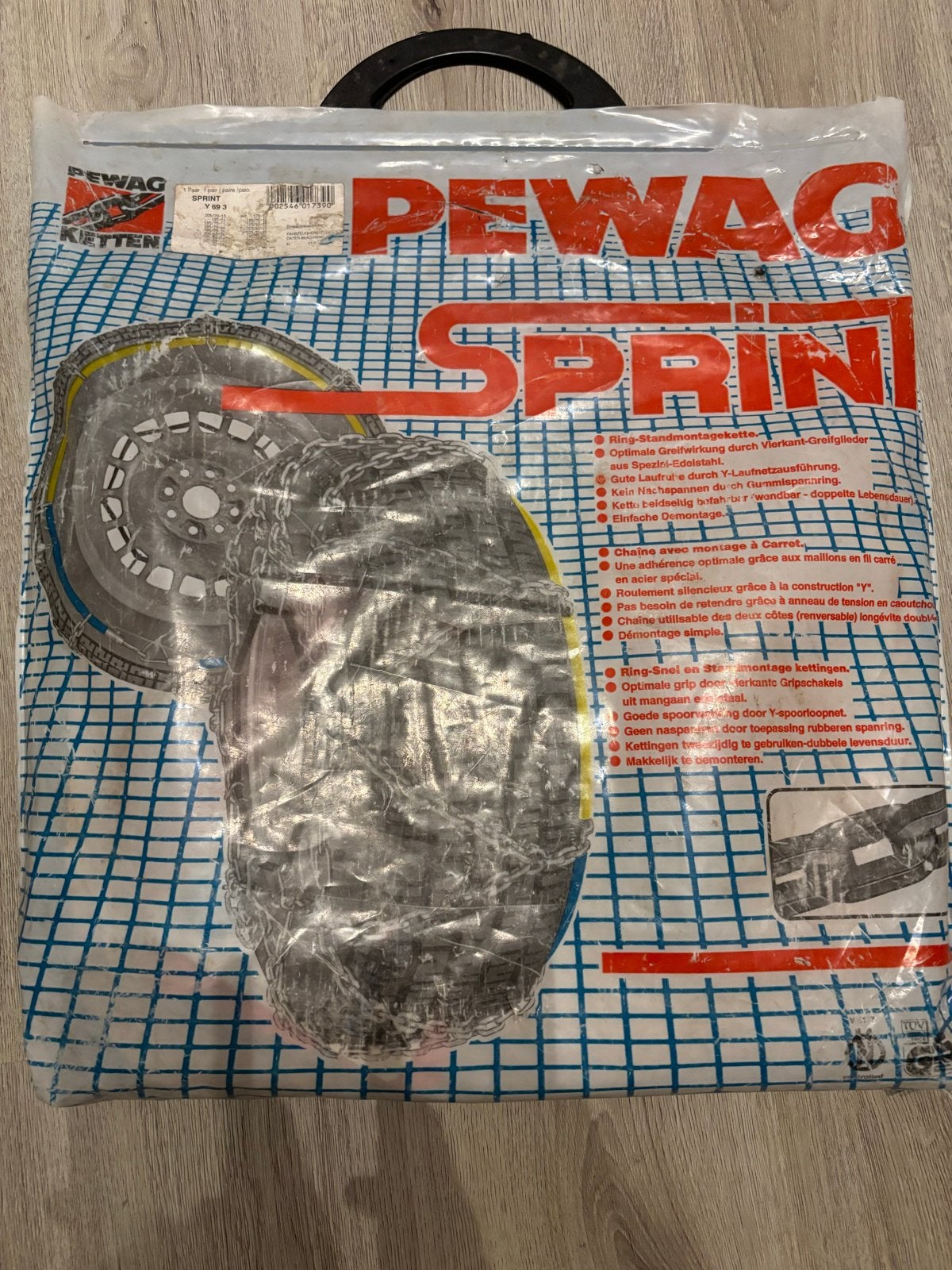 Pewag Sprint Y 69 3 Sneeuwkettingen, Ophalen, Gebruikt