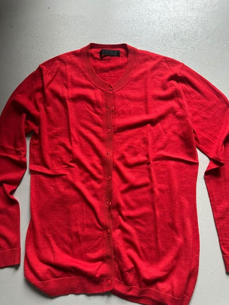 FFC: z.g.a.n. prachtig rood dun vest maat L of M, Maat 38/40 (M), Ophalen of Verzenden, Rood, FFC