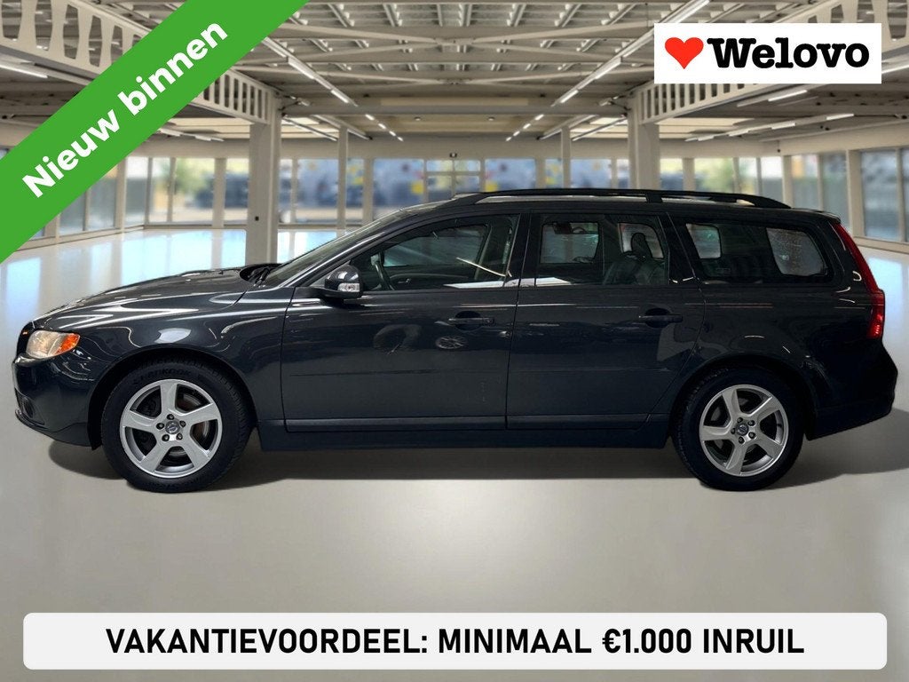 Volvo V70 2.5T Momentum Dealer onderhouden,Leder interieur,H, Auto's, Volvo, Bedrijf, Te koop, V70, ABS, Airbags, Airconditioning