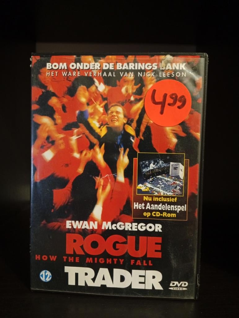 Rogue Trader DVD - Bom onder de Barings Bank, Vanaf 12 jaar, Ophalen of Verzenden, Gebruikt, Waargebeurd drama