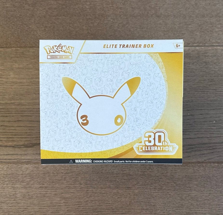 Pokémon 30th Anniversary Celebration Elite Trainer Box ETB (m2449239735 ...