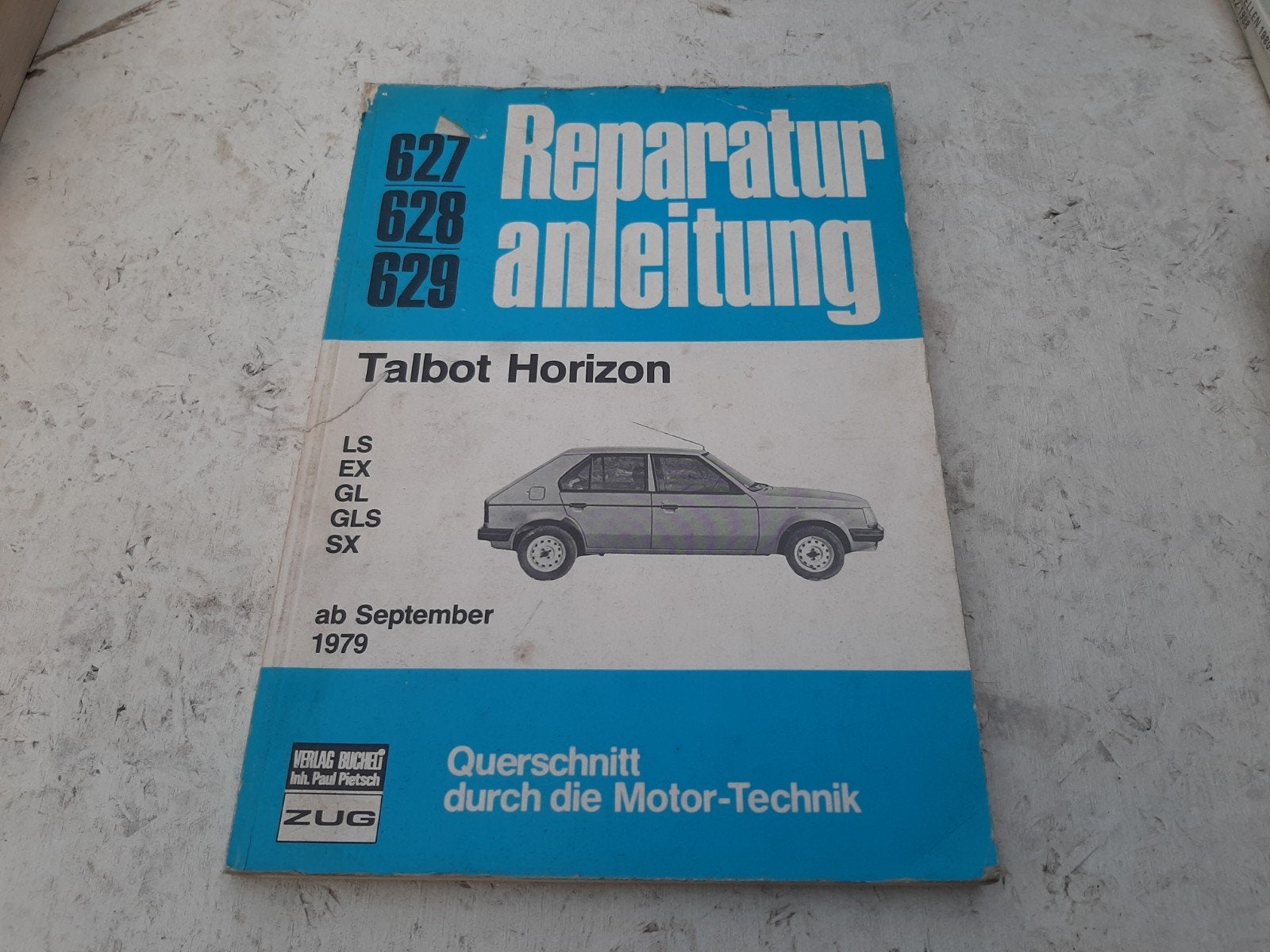 Talbot Horizon Reparaturanleitung (vanaf september 1979), Ophalen of Verzenden
