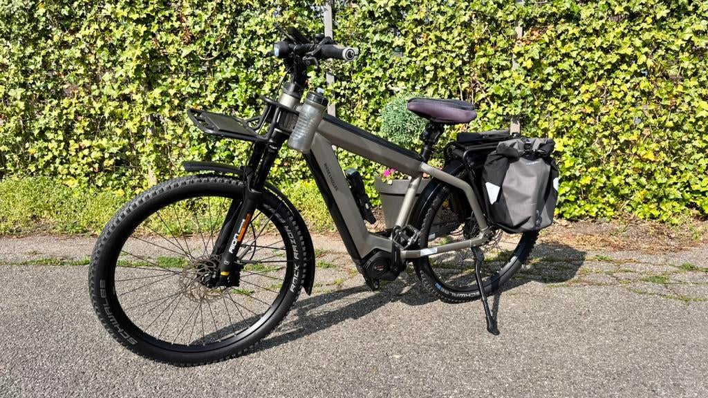 Riese & Müller Supercharger2 GT Vario HS Silver Matt 49 cm, Fietsen en Brommers, Elektrische fietsen, Zo goed als nieuw, 51 tot 55 cm