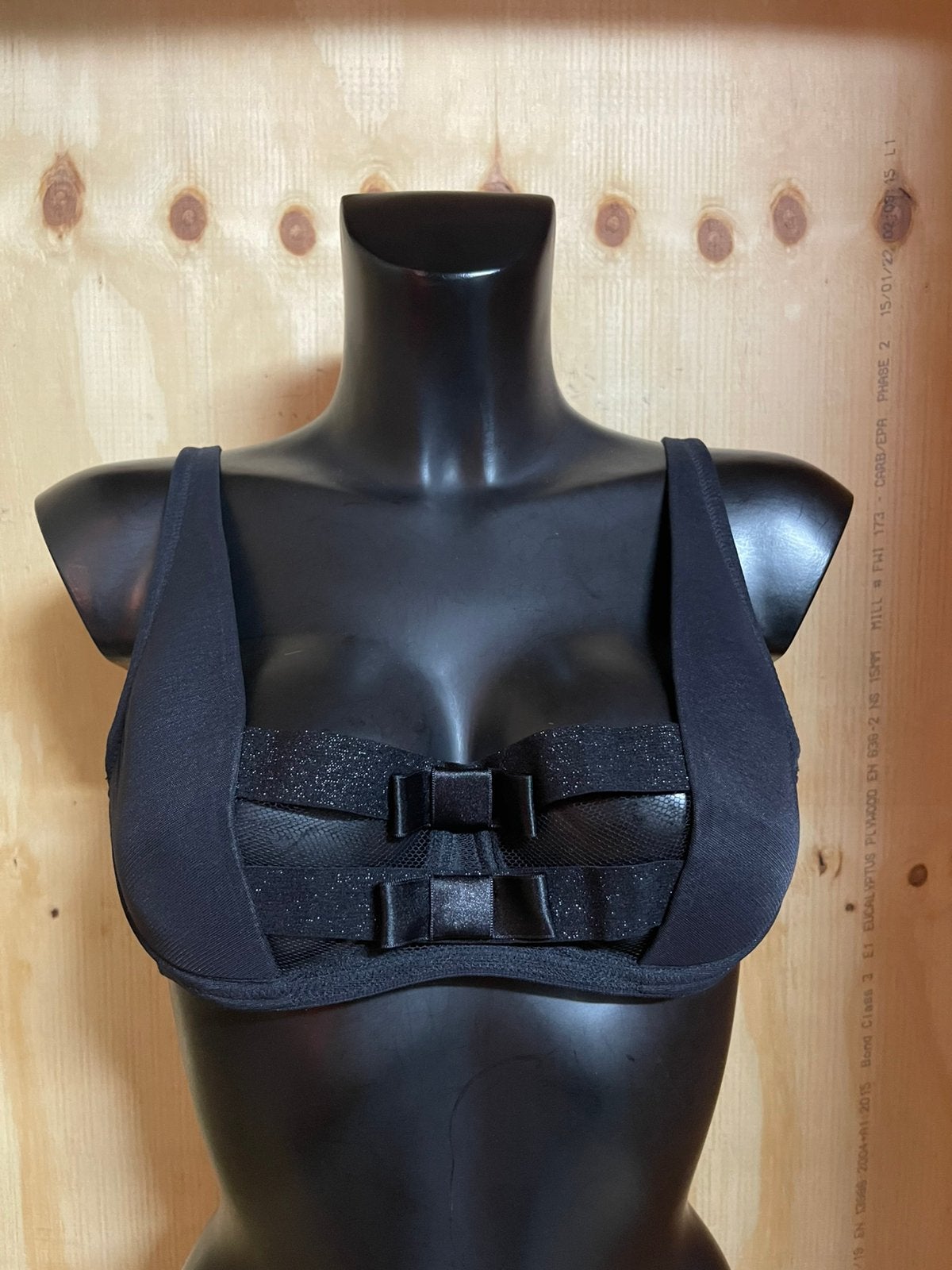 Chantal thomass bh 80b model audacieuse, Verzenden, Zwart, BH