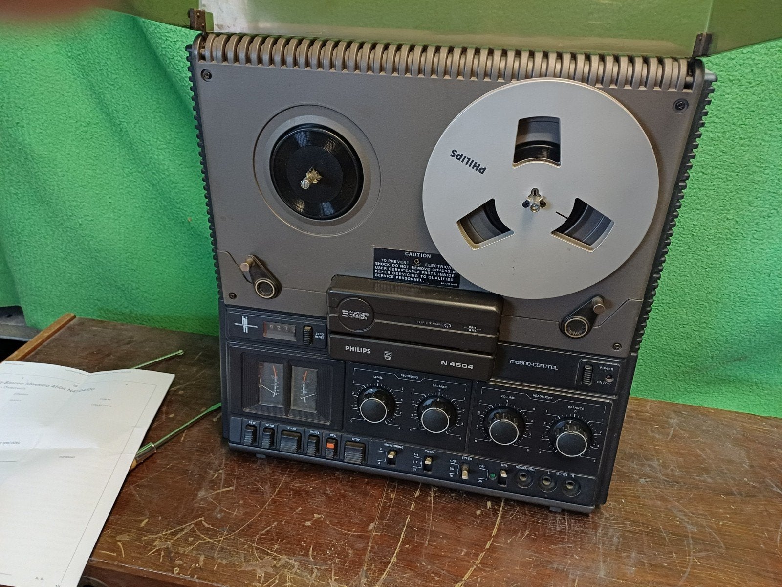 philips N4504 bandrecorder, Audio, Tv en Foto, Ophalen, Bandrecorder