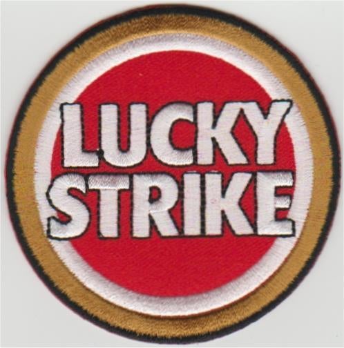 Lucky Strike stoffen opstrijk patch embleem #3, Ophalen of Verzenden