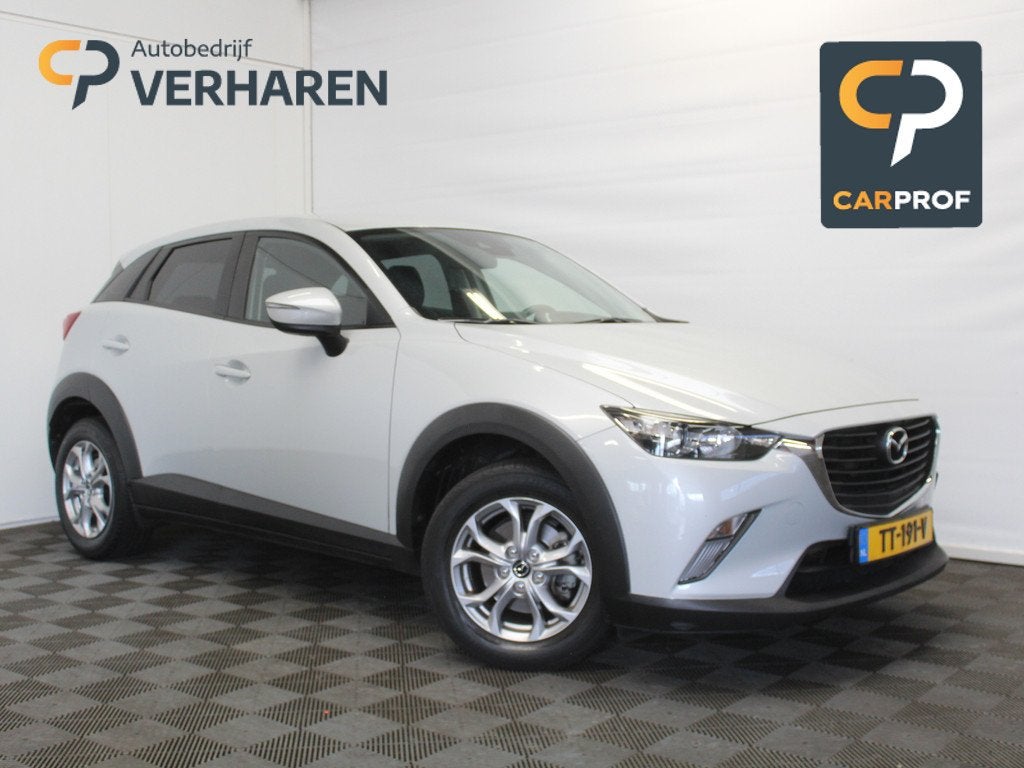 Mazda CX-3 2.0 SkyActiv-G 120 Dynamic AIRCO | CRUISE | CAMER, Auto's, 1998 cc, Stof, 4 cilinders, Wit