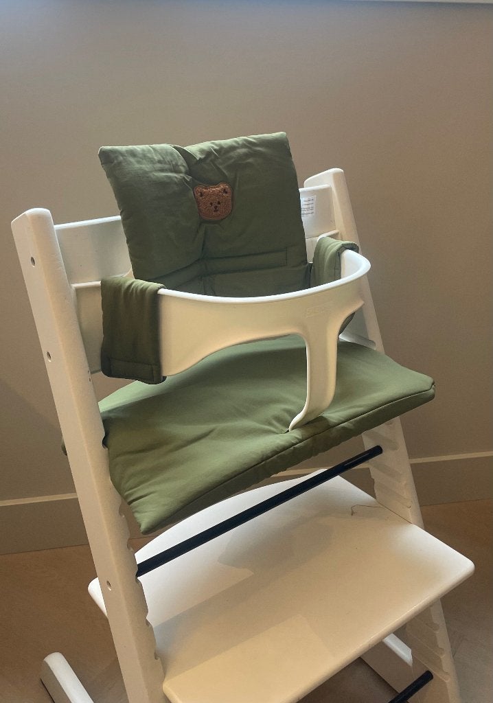 Nieuw! Kussen/stoelverkleiner groen beer voor de stokke, Ophalen of Verzenden, Nieuw, Meegroeistoel, Stoelverkleiner