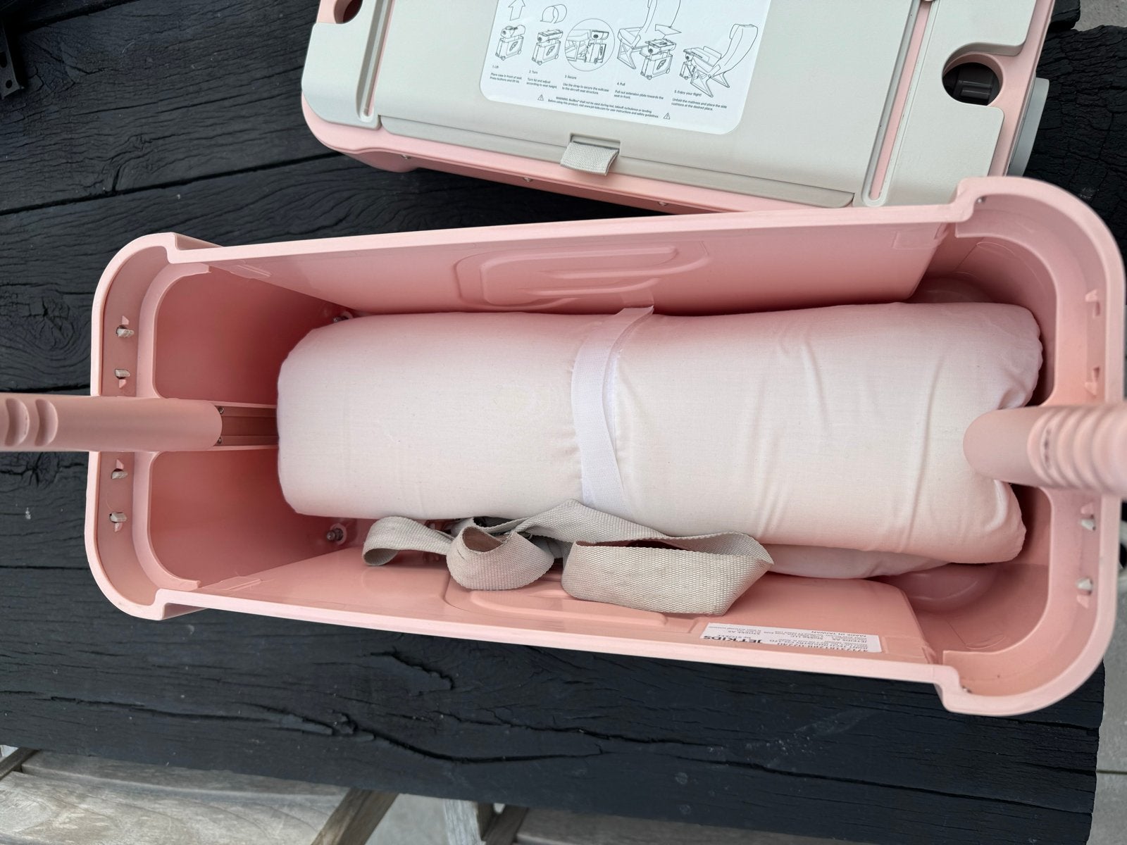 JetKids by Stokke BedBox - Roze Kinderkoffer/Bedje, Ophalen of Verzenden, Gebruikt