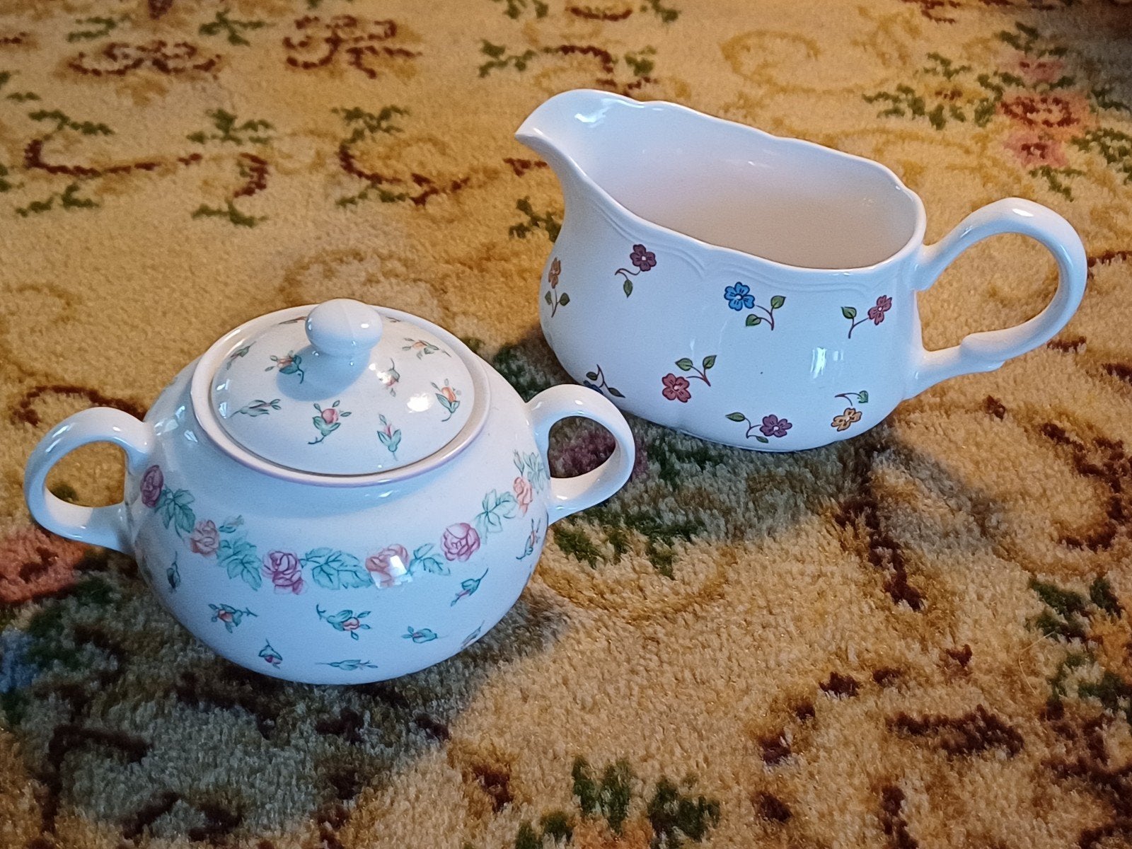 Laura Ashley Rosebud en sauskannetje., Ophalen of Verzenden