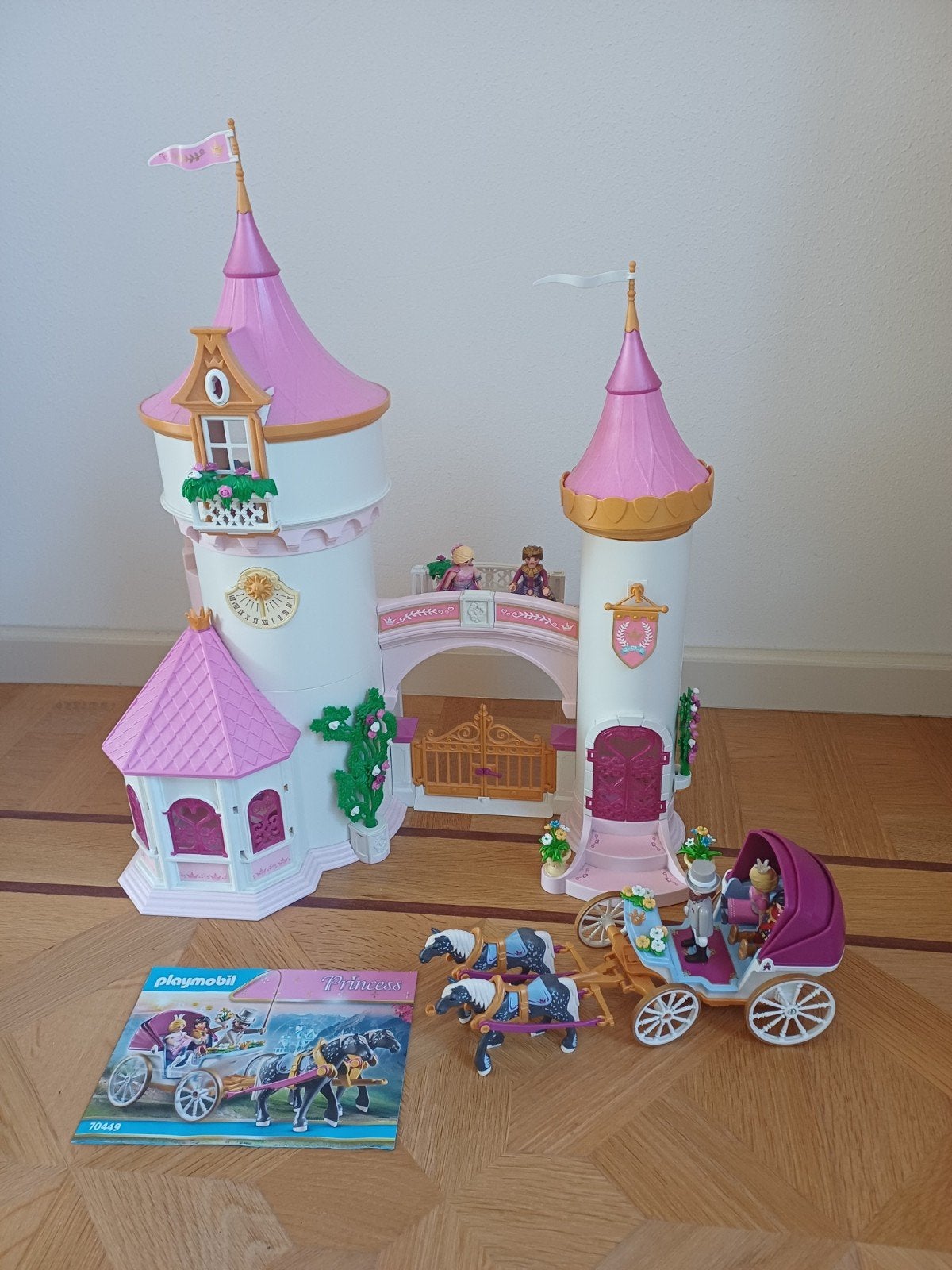 Playmobil Princess Kasteel met Koets - Zo goed als nieuw, Ophalen, Complete set, Zo goed als nieuw, Kasteel/Fort
