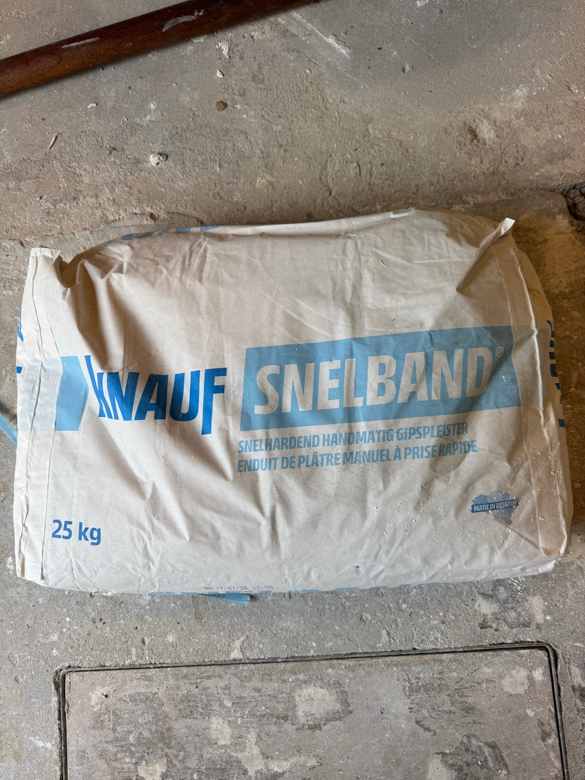 Knauf Snelband Snelhardend Gipspleister 25 kg, Doe-het-zelf en Verbouw, Ophalen, Nieuw