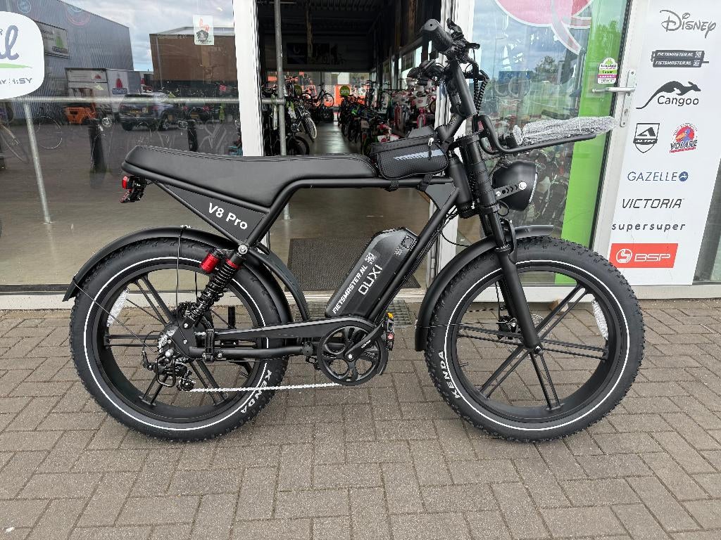 FIETSMASTER OUXI V8 Pro Fatbike | 24″ UPGRADE MAT BLACK, Fietsen en Brommers, Elektrische fietsen, Nieuw, Overige merken, 59 cm of meer