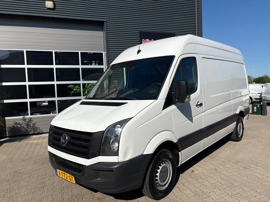 Volkswagen Crafter 50 2.0 TDI L2H2, Auto's, Euro 5, Zwart, Volkswagen, Wit