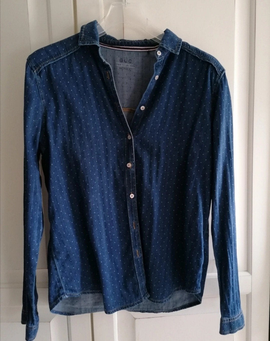 edc by esprit jeans blouse M, Maat 38/40 (M), Blauw, Ophalen of Verzenden, EDC by Esprit