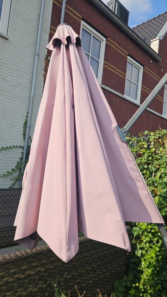 Zweefparasol - Zo goed als nieuw, Ophalen, Kantelbaar, 2 tot 3 meter, Zweefparasol