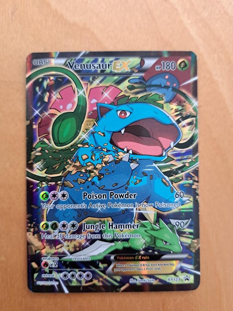 Venusaur, Ophalen of Verzenden, Zo goed als nieuw, Losse kaart, Foil