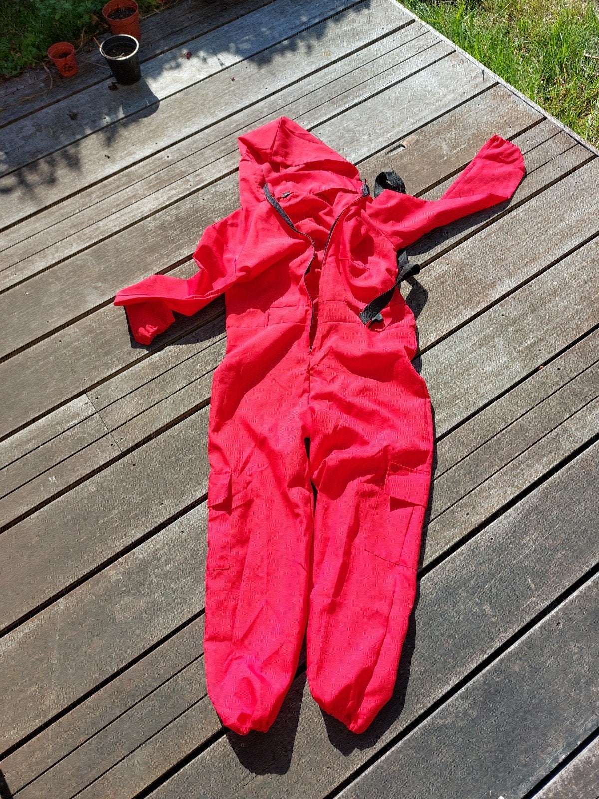 unisex Squid Game Rood Kostuum - hr  Maat s/ M dm 40(176 cm), Kleding | Heren, Carnavalskleding en Feestkleding, Ophalen, Gedragen